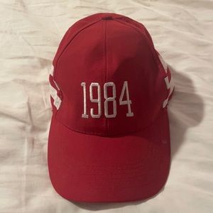 red&white 1984 baseball cap